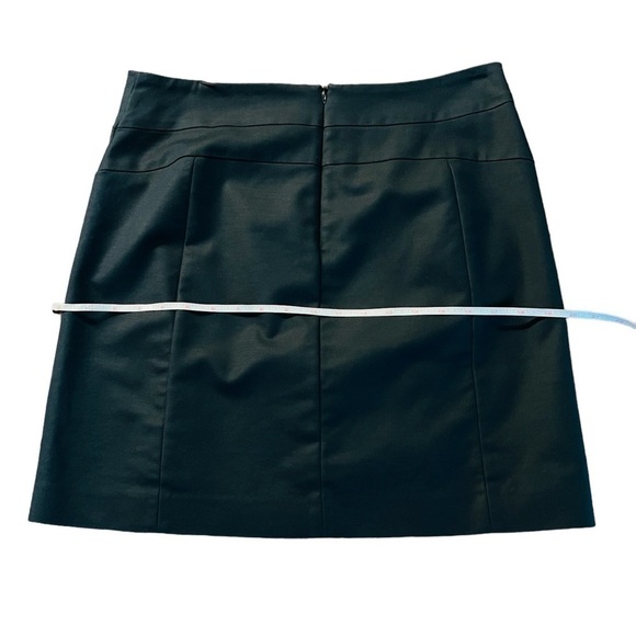 BANANA REPUBLIC WOMEN’S BLACK A-LINE ZIPPERED LINED SKIRT SIZE 10 - Picture 7 of 9
